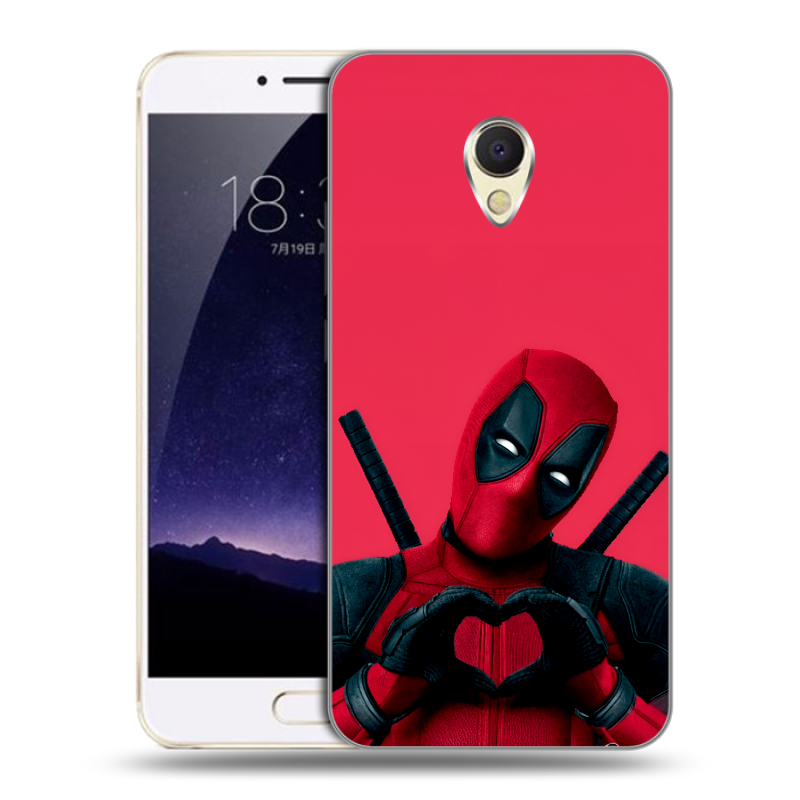 Пластиковый чехол на Meizu MX6 с принтом Дедпул Deadpool Пластиковый чехол на Meizu MX6 с принтом Дедпул Deadpool