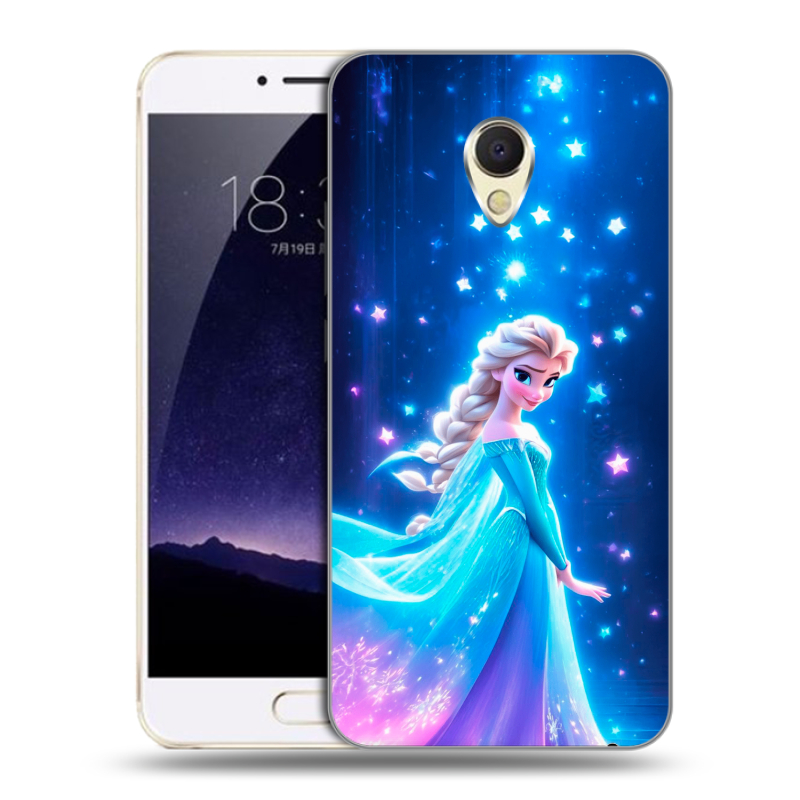 Пластиковый чехол на Meizu MX6 с принтом Холодное сердце Frozen Пластиковый чехол на Meizu MX6 с принтом Холодное сердце Frozen
