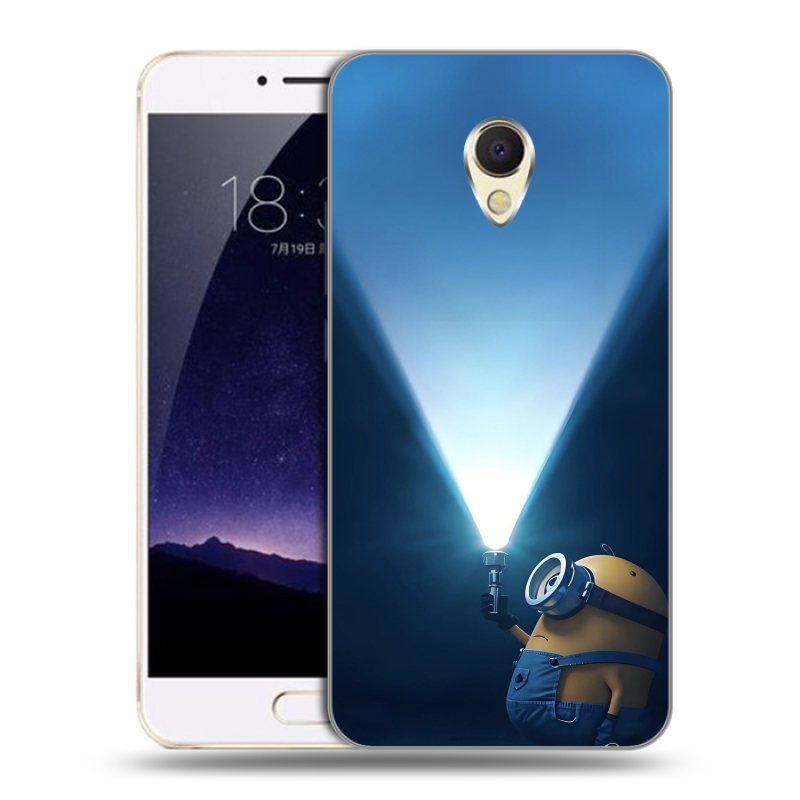 Пластиковый чехол на Meizu MX6 с принтом Миньоны Пластиковый чехол на Meizu MX6 с принтом Миньоны