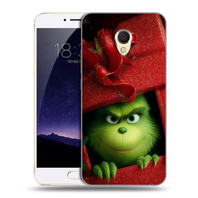 Пластиковый чехол на Meizu MX6 с принтом Новый год Пластиковый чехол на Meizu MX6 с принтом Новый год