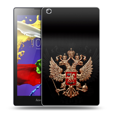 Силиконовый чехол на Lenovo Tab 3 7 Essential с принтом Герб России
