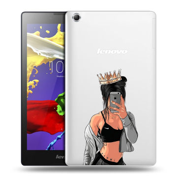 Силиконовый чехол на планшета Lenovo Tab 3 7 Essential с принтом Женские принты Силиконовый чехол на планшета Lenovo Tab 3 7 Essential с принтом Женские принты