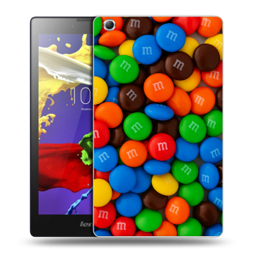 Силиконовый чехол на планшета Lenovo Tab 3 7 Essential с принтом Конфеты Силиконовый чехол на планшета Lenovo Tab 3 7 Essential с принтом Конфеты