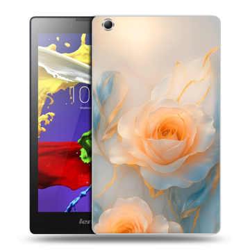 Силиконовый чехол на планшета Lenovo Tab 3 7 Essential с принтом Женский Силиконовый чехол на планшета Lenovo Tab 3 7 Essential с принтом Женский