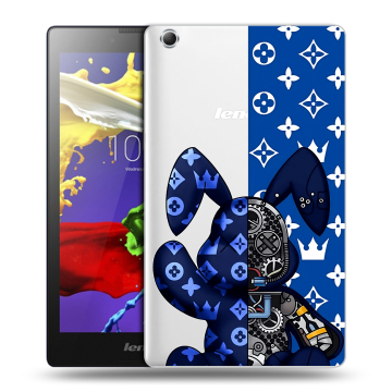 Силиконовый чехол на Lenovo Tab 3 7 Essential с принтом Луи робот
