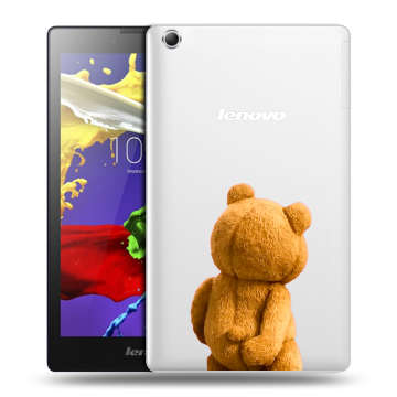 Силиконовый чехол на Lenovo Tab 3 7 Essential с принтом Медведь