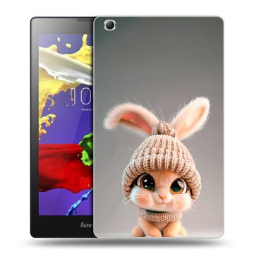 Силиконовый чехол на Lenovo Tab 3 7 Essential с принтом Кролик Силиконовый чехол на Lenovo Tab 3 7 Essential с принтом Кролик