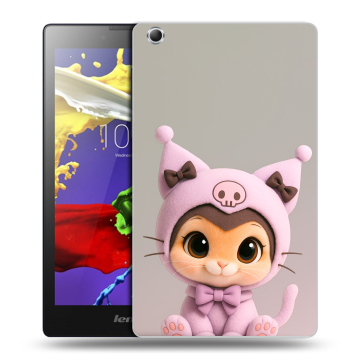 Силиконовый чехол на Lenovo Tab 3 7 Essential с принтом Куроми Kuromi 
