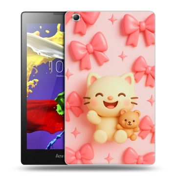 Силиконовый чехол на Lenovo Tab 3 7 Essential с принтом для девочек