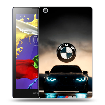 Силиконовый чехол на Lenovo Tab 3 7 Essential с принтом БМВ BMW Силиконовый чехол на Lenovo Tab 3 7 Essential с принтом БМВ BMW