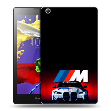 Силиконовый чехол на Lenovo Tab 3 7 Essential с принтом БМВ BMW Силиконовый чехол на Lenovo Tab 3 7 Essential с принтом БМВ BMW
