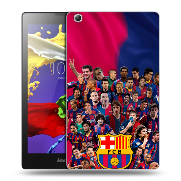 Силиконовый чехол на Lenovo Tab 3 7 Essential с принтом Барселона Barcelona