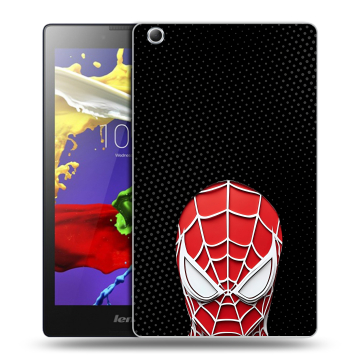 Силиконовый чехол на Lenovo Tab 3 7 Essential с принтом человек паук spiderman