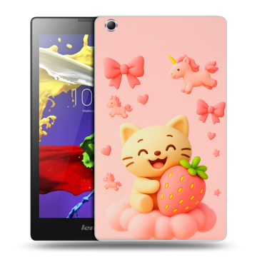 Силиконовый чехол на Lenovo Tab 3 7 Essential с принтом для девочек