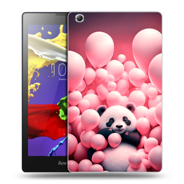 Силиконовый чехол на Lenovo Tab 3 7 Essential с принтом Панда