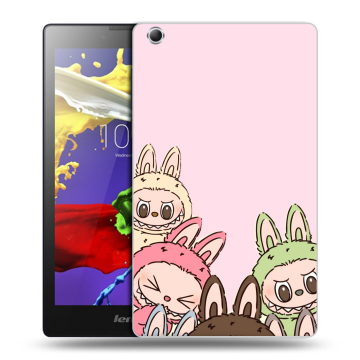 Силиконовый чехол на Lenovo Tab 3 7 Essential с принтом Лабубу