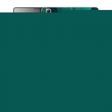 Силиконовый чехол на Lenovo Tab 3 7 Essential с принтом Листья и золото