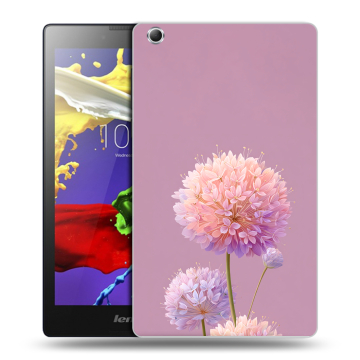 Силиконовый чехол на Lenovo Tab 3 7 Essential с принтом Цветы