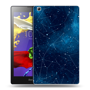 Силиконовый чехол на Lenovo Tab 3 7 Essential с принтом Космос звезды