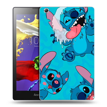Силиконовый чехол на Lenovo Tab 3 7 Essential с принтом Лило и Стич