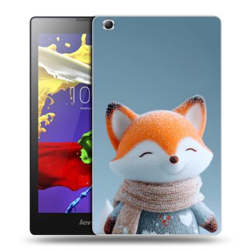 Силиконовый чехол на Lenovo Tab 3 7 Essential с принтом Лиса