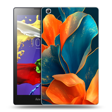 Силиконовый чехол на Lenovo Tab 3 7 Essential с принтом Цветы
