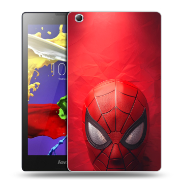 Силиконовый чехол на Lenovo Tab 3 7 Essential с принтом Spiderman Человек паук