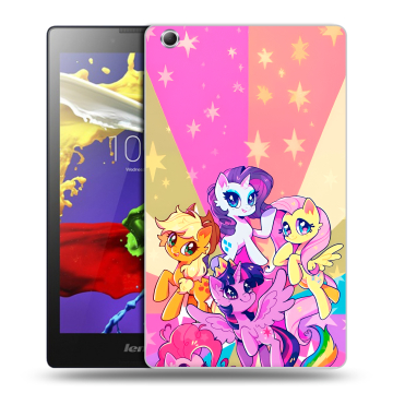 Силиконовый чехол на Lenovo Tab 3 7 Essential с принтом My little pony Дружба чудо