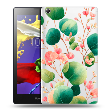 Силиконовый чехол на Lenovo Tab 3 7 Essential с принтом женский