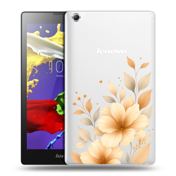 Силиконовый чехол на Lenovo Tab 3 7 Essential с принтом для девушки