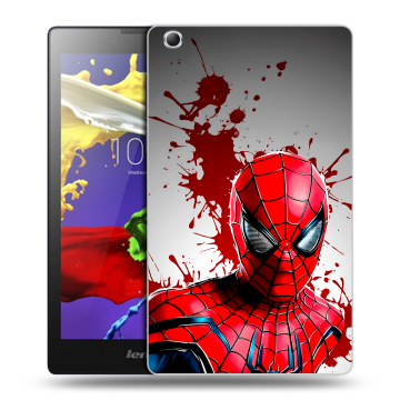 Силиконовый чехол на Lenovo Tab 3 7 Essential с принтом Spiderman Человек паук