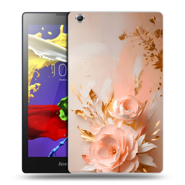 Силиконовый чехол на Lenovo Tab 3 7 Essential с принтом женский