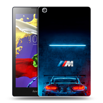 Силиконовый чехол на Lenovo Tab 3 7 Essential с принтом BMW БМВ