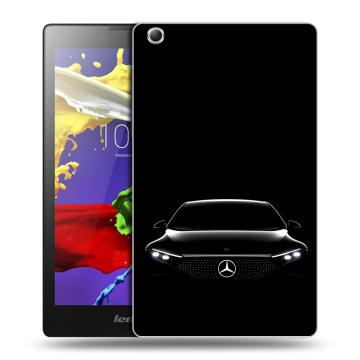 Силиконовый чехол на Lenovo Tab 3 7 Essential с принтом Mercedes Мерседес