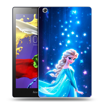 Силиконовый чехол на Lenovo Tab 3 7 Essential с принтом Холодное сердце Frozen