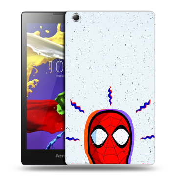 Силиконовый чехол на Lenovo Tab 3 7 Essential с принтом Spiderman Человек паук