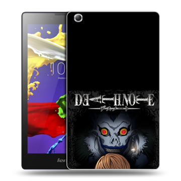 Силиконовый чехол на Lenovo Tab 3 7 Essential с принтом Death note Тетрадь смерти