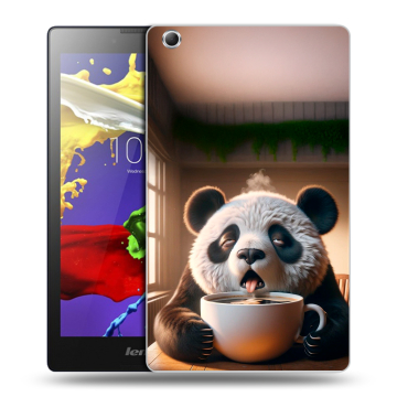 Силиконовый чехол на Lenovo Tab 3 7 Essential с принтом смешная панда