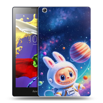 Силиконовый чехол на Lenovo Tab 3 7 Essential с принтом Labubu Лабубу