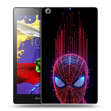 Силиконовый чехол на Lenovo Tab 3 7 Essential с принтом Spiderman Человек паук