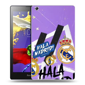 Силиконовый чехол на Lenovo Tab 3 7 Essential с принтом Real Madrid Реал Мадрид