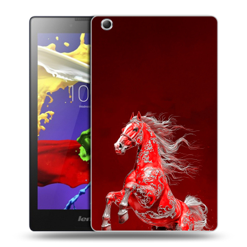 Силиконовый чехол на Lenovo Tab 3 7 Essential с принтом Новый год
