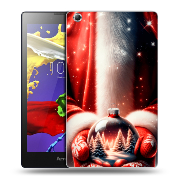 Силиконовый чехол на Lenovo Tab 3 7 Essential с принтом Новый год