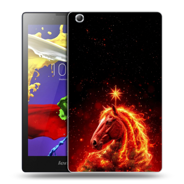 Силиконовый чехол на Lenovo Tab 3 7 Essential с принтом Новый год