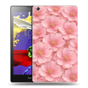Силиконовый чехол на Lenovo Tab 3 7 Essential с принтом женский