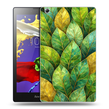 Силиконовый чехол на Lenovo Tab 3 7 Essential с принтом женский