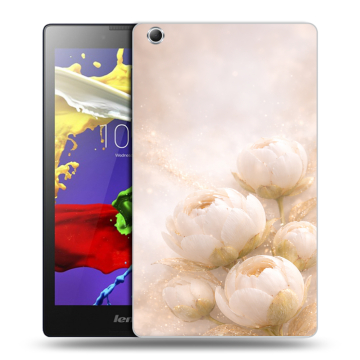 Силиконовый чехол на Lenovo Tab 3 7 Essential с принтом женский