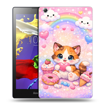 Силиконовый чехол на Lenovo Tab 3 7 Essential с принтом для девочек