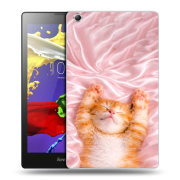 Силиконовый чехол на Lenovo Tab 3 7 Essential с принтом женский