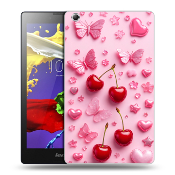 Силиконовый чехол на Lenovo Tab 3 7 Essential с принтом для девочек